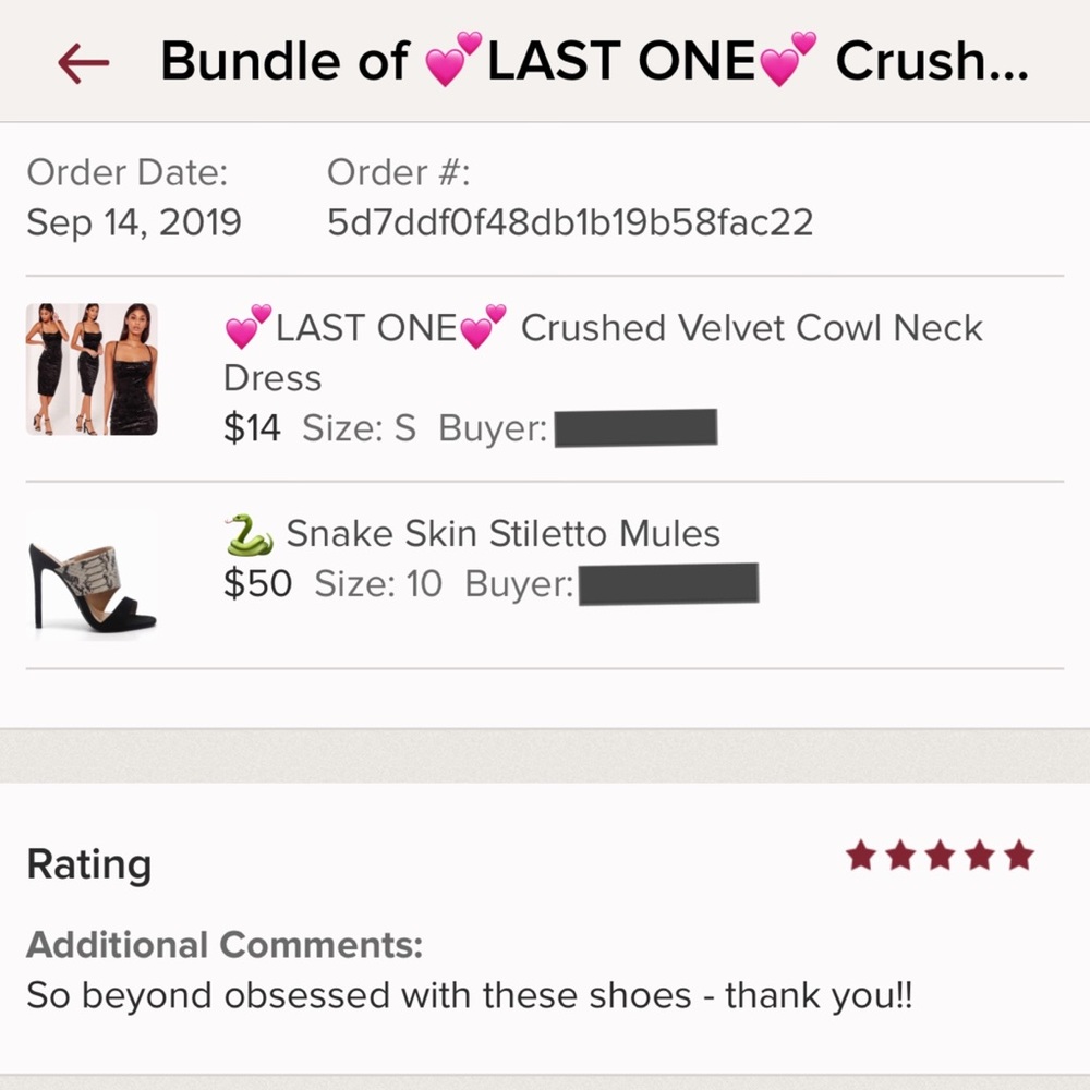 🚨LAST ONE - SIZE 6🚨 Snake Skin Stiletto Mules - Picture 5 of 5